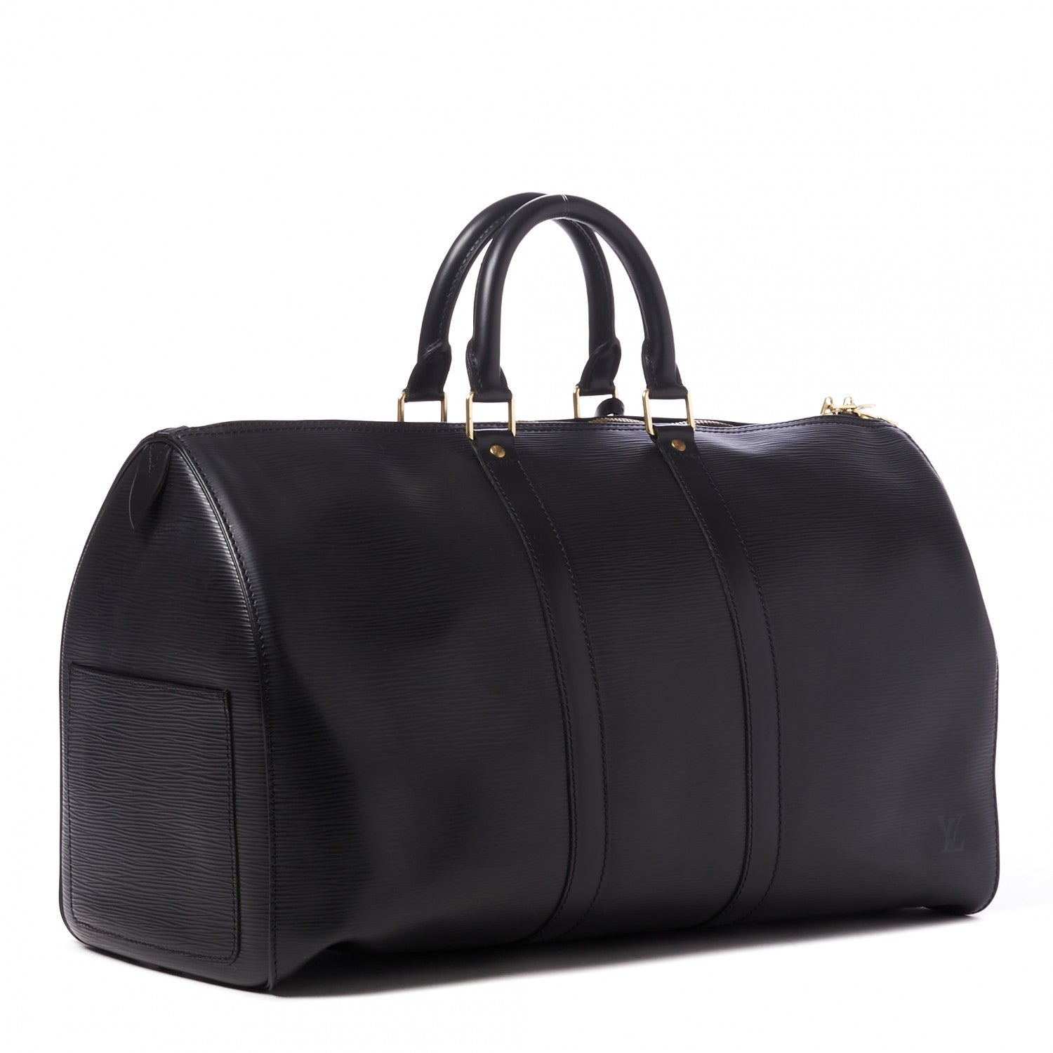 Louis Vuitton Epi Keepall 45 Black 2 of 8