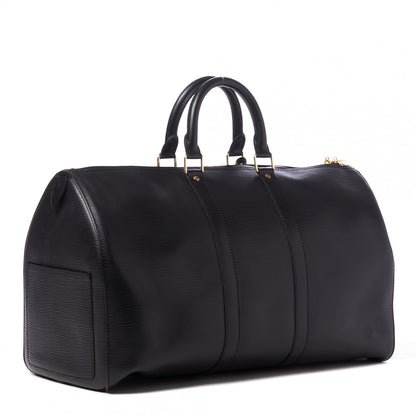 Louis Vuitton Epi Keepall 45 Black 2 of 8