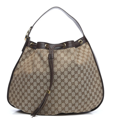 Gucci Monogram Medium Interlocking Icon Shoulder Bag Dark Brown 1 of 9