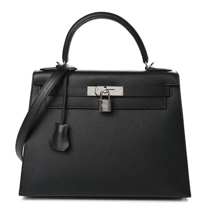 Hermes Epsom Kelly Sellier 28 Black 1 of 9