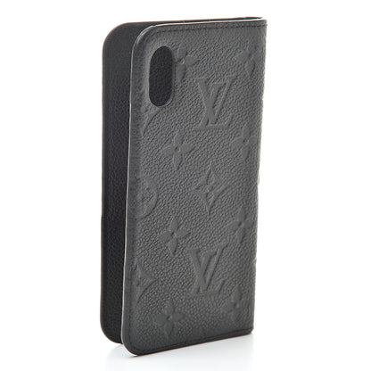 Louis Vuitton Empreinte iPhone X/XS Folio Case Black 3 of 8