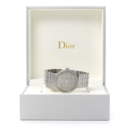 Christian Dior Stainless Steel Diamond Bezel 38mm La D De Dior Quartz Watch 6 of 6