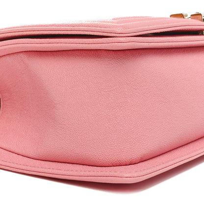 Chanel Iridescent Caviar Quilted Medium Boy Flap Light Pink 9 of 11