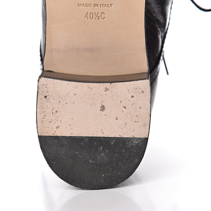 Chanel Metallic Calfskin CC Ankle Boots 40.5 Silver Black 13 of 16