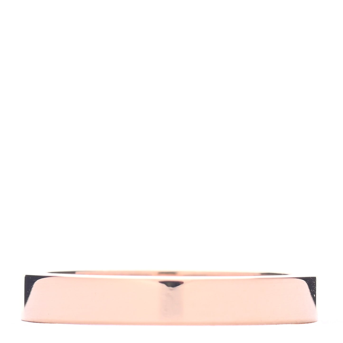 18K Pink Gold Diamond 3mm C De Cartier Wedding Band Ring 49 4.75