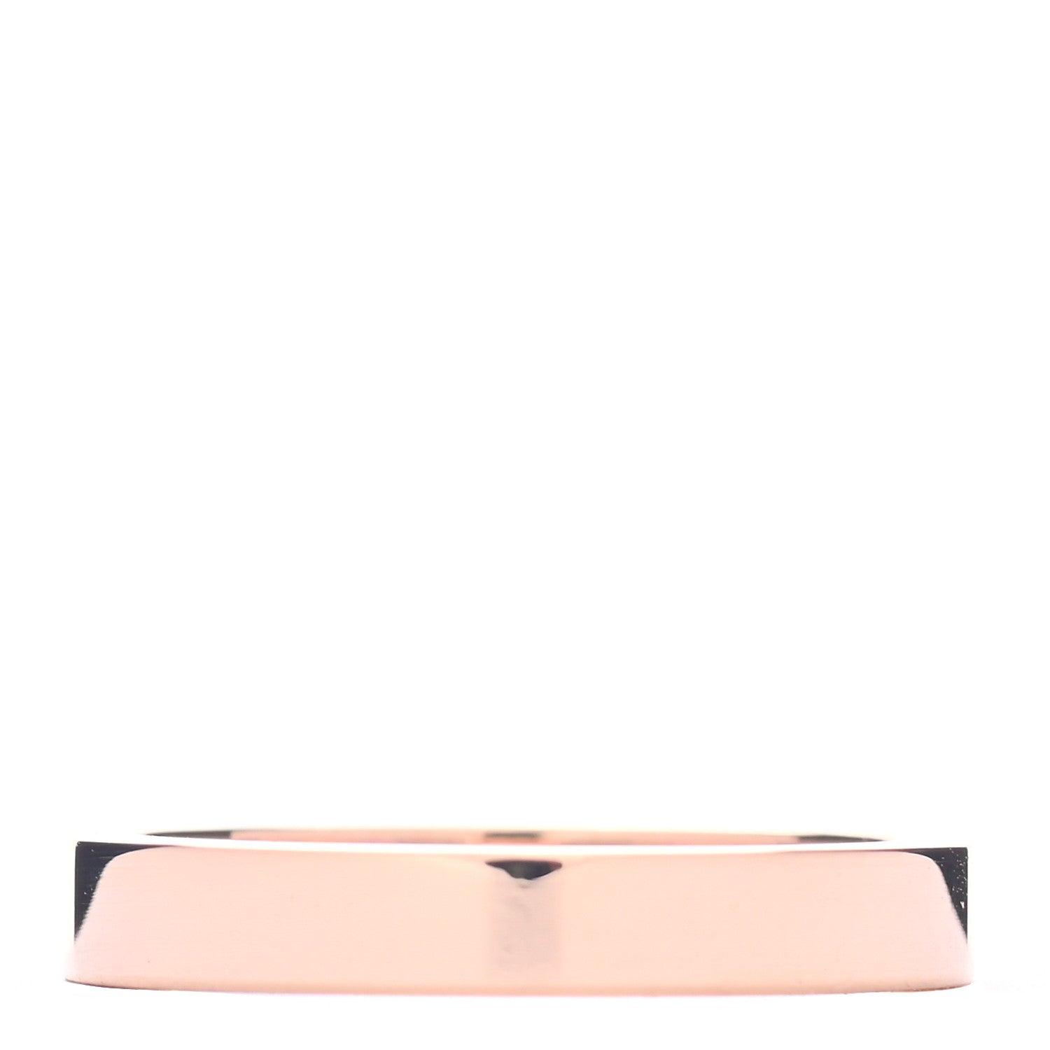 Cartier 18K Pink Gold Diamond 3mm C De Cartier Wedding Band Ring 49 4.75 3 of 5