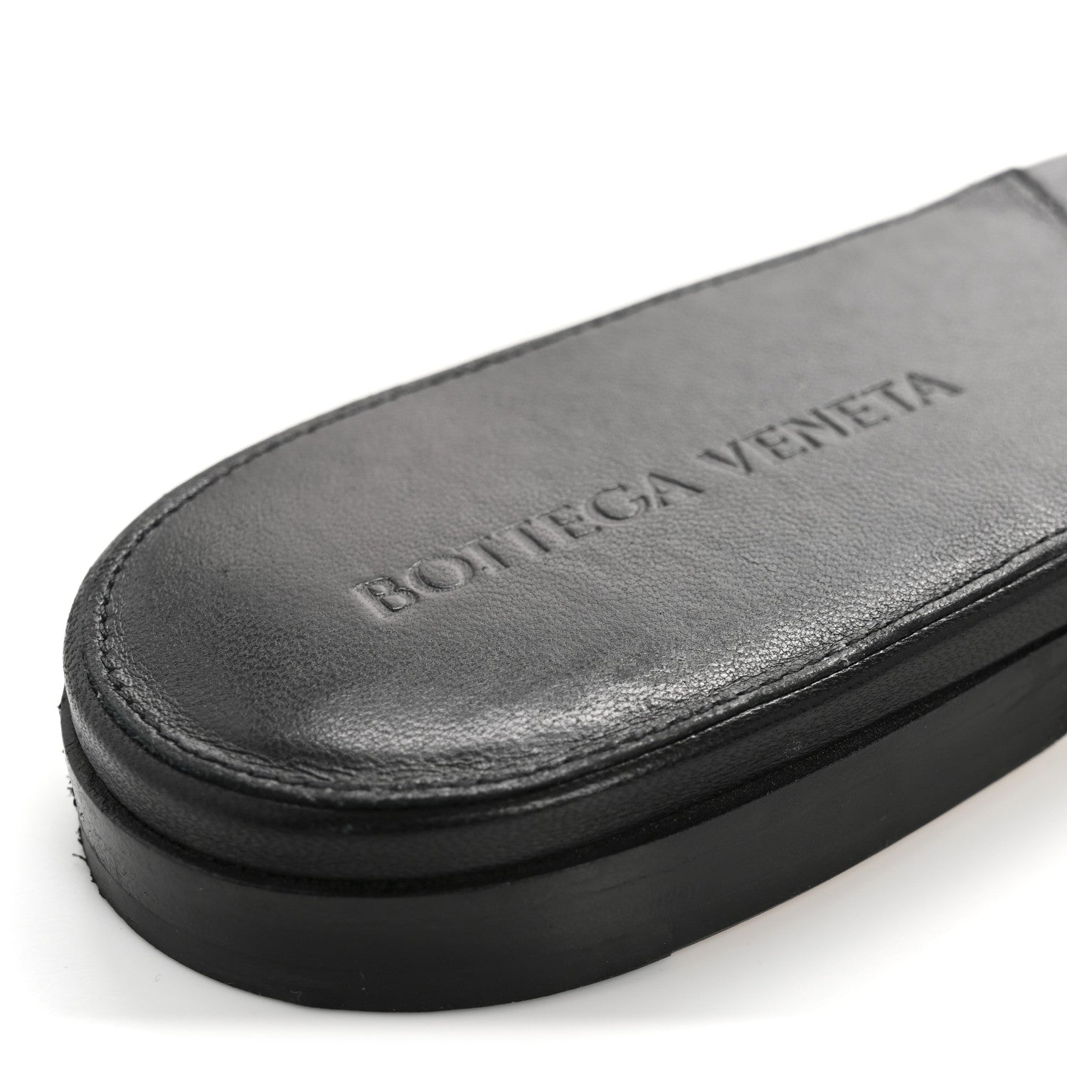 Bottega Veneta Nappa Quilted Rubber Lido Flat Sandals 40 Black 9 of 11