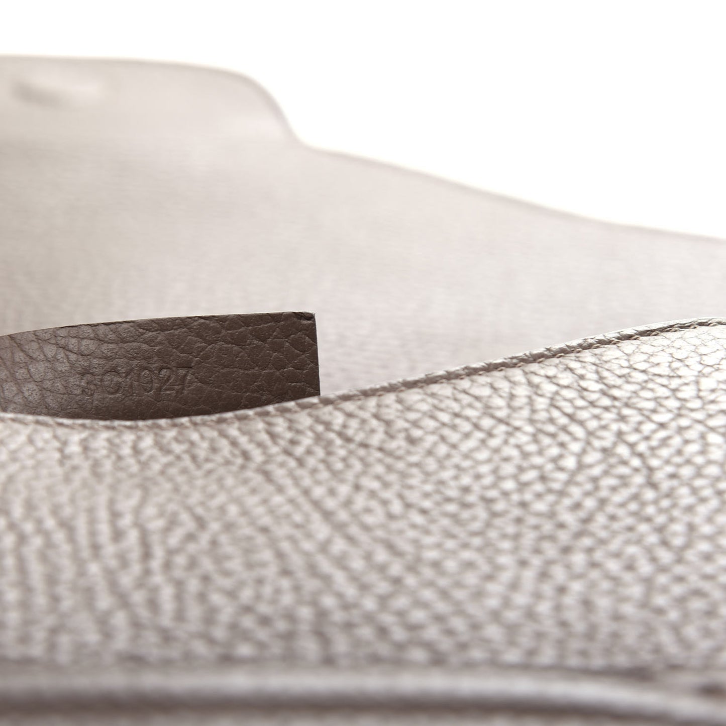 Sugar Goatskin Medium Antigona Envelope Clutch Mastic