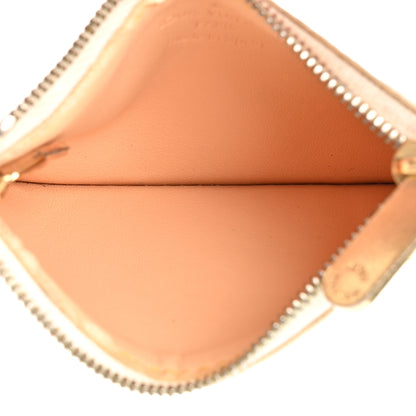 Louis Vuitton Monogram Multicolor Key Pouch White 5 of 9