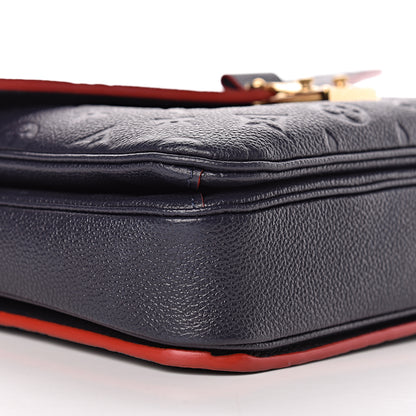 Louis Vuitton Empreinte Pochette Metis Marine Rouge 8 of 12