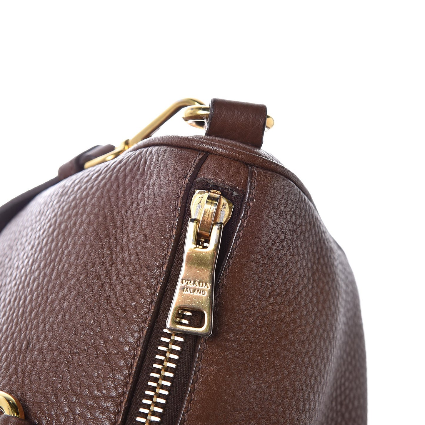 Vitello Daino Shopping Tote Bruciato