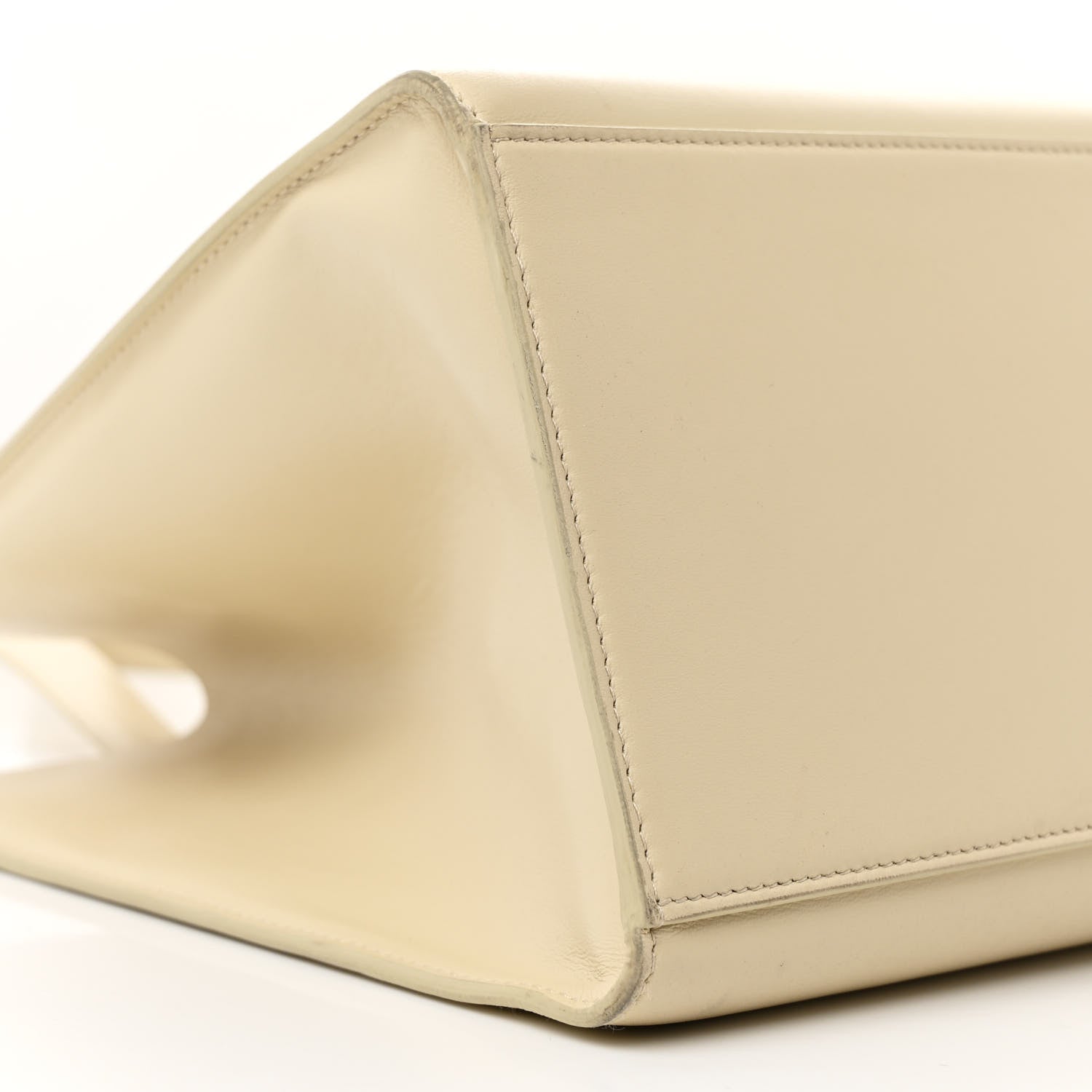 Celine Supple Grained Calfskin Cabas 16 Bag Limestone 9 of 13