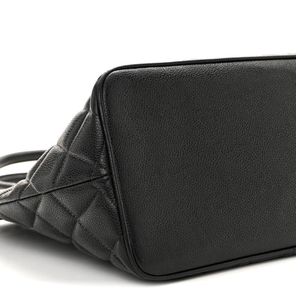 Chanel Caviar Quilted Medallion Tote Black 9 of 10