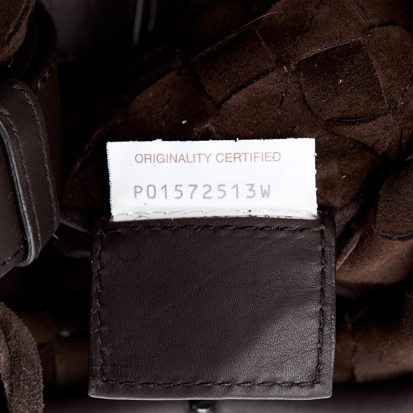 Nappa Intrecciato Pouch Shoulder Bag Brown