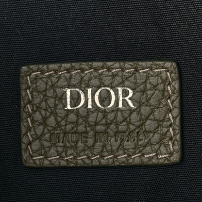 Christian Dior Grained Calfskin Mini Soft Saddle Bag Olive 5 of 8