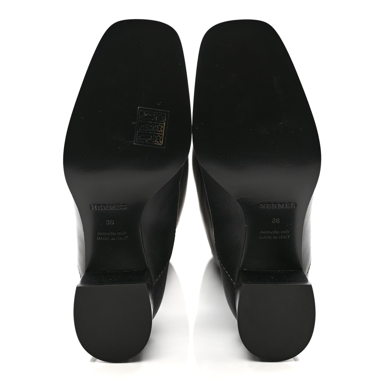 Hermes Epsom Foulee 60 Boots 36 Black 5 of 8