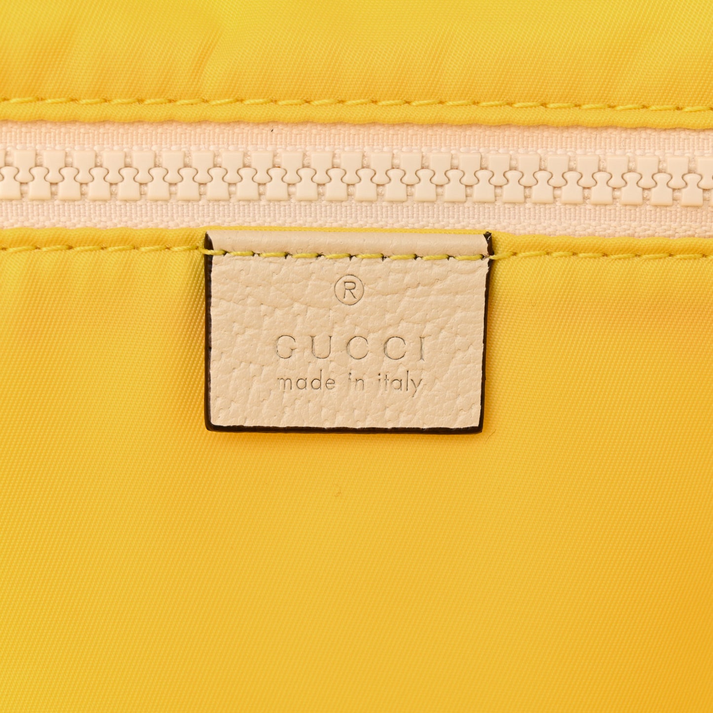 Nylon Twill Blind For Love Interlocking G Backpack Pastel Yellow Multicolor