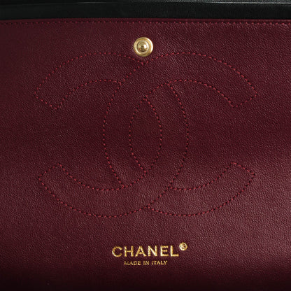 Chanel Lambskin Quilted Jumbo Double Flap Black 6 of 9