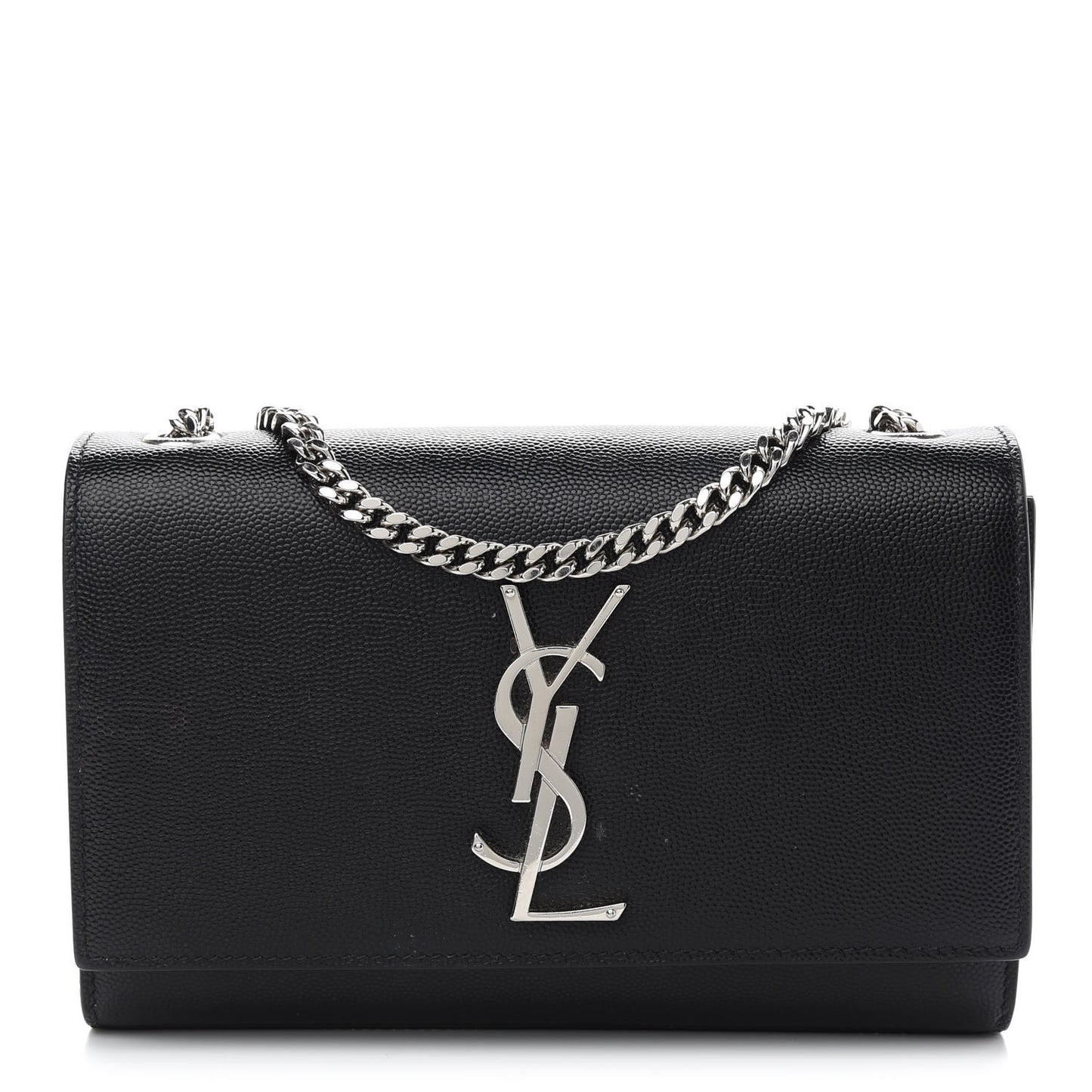 Grain De Poudre Small Monogram Kate Satchel Black