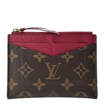 Louis Vuitton Monogram Zipped Card Holder Fuchsia 1 of 7