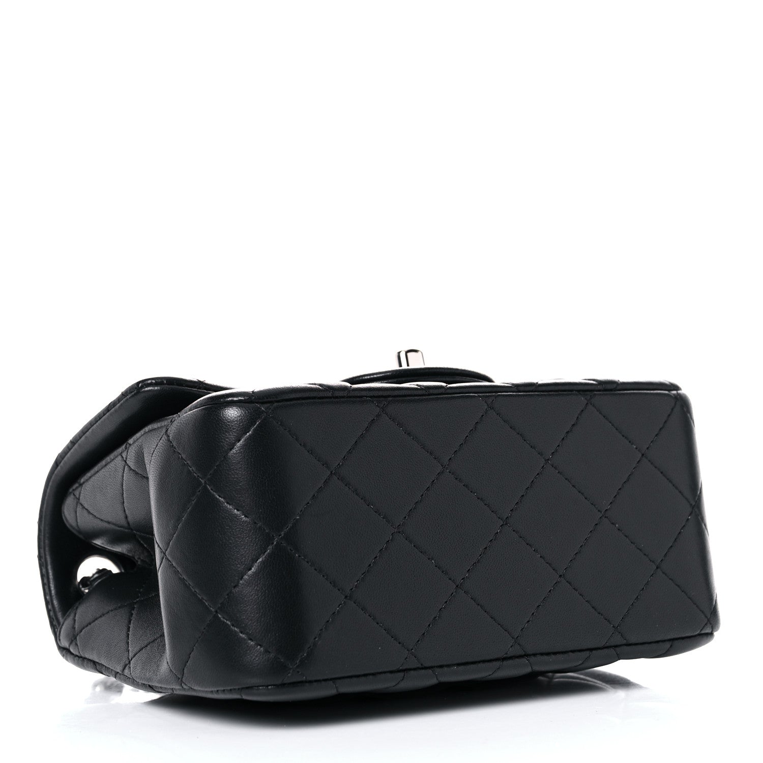 Chanel Lambskin Quilted Mini Square Flap Black 4 of 10