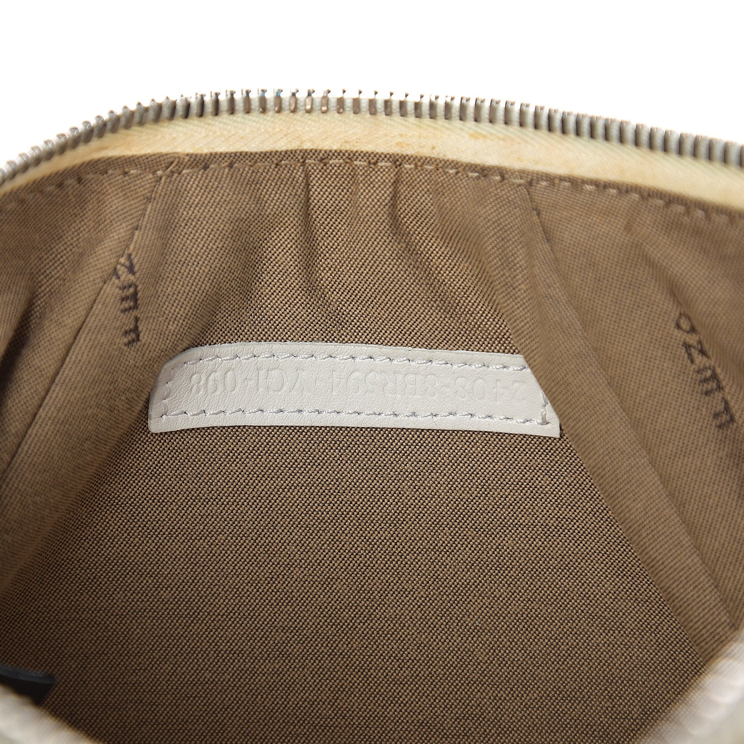Fendi Zucchino Spalmati Forever Pochette White 7 of 11