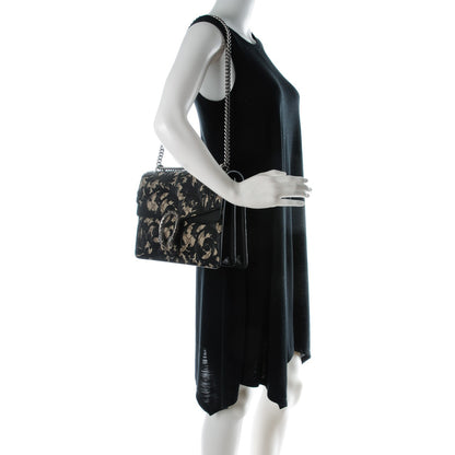 Gucci GG Supreme Monogram Arabesque Medium Dionysus Shoulder Bag Black 2 of 7