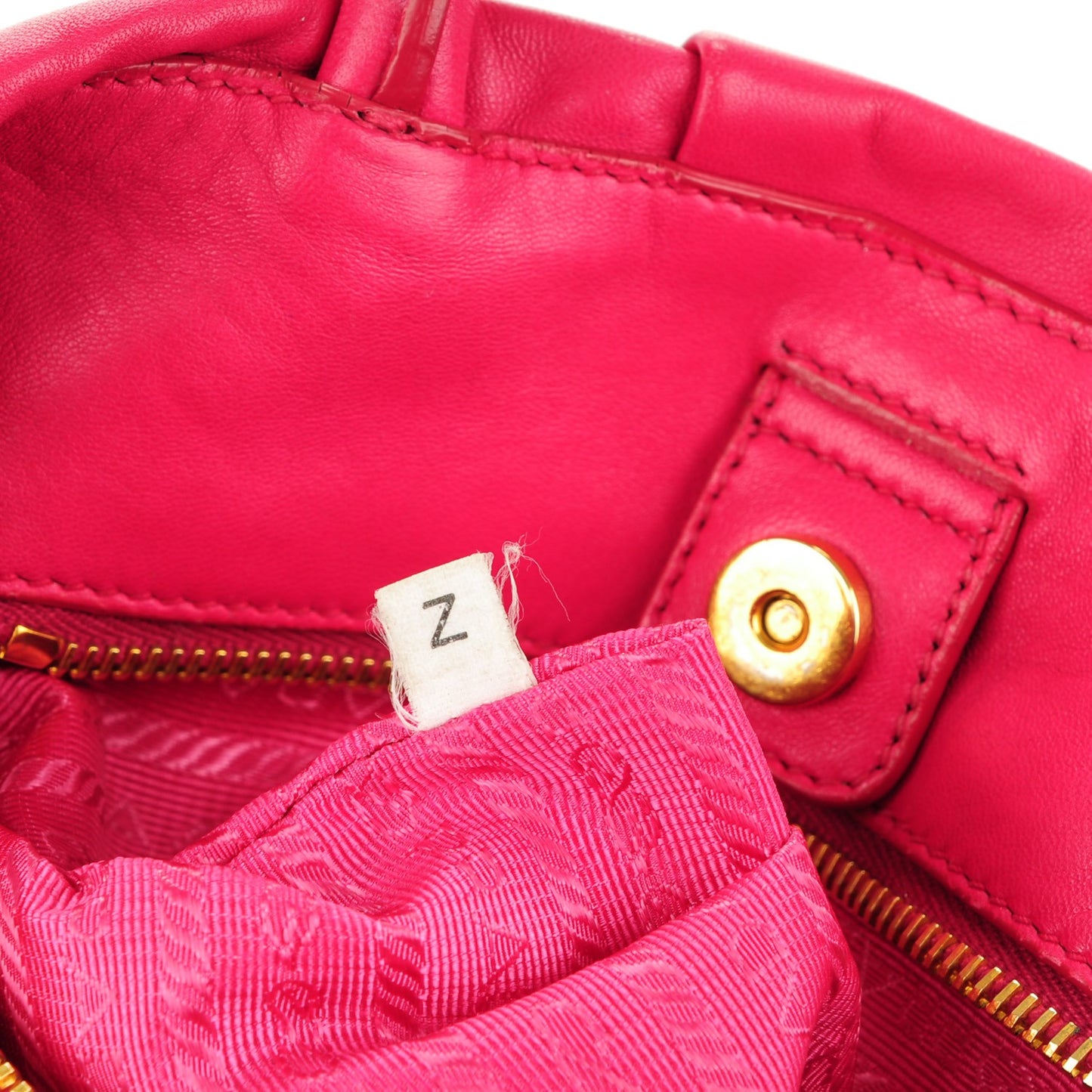 Nappa Rose Satchel Peonia