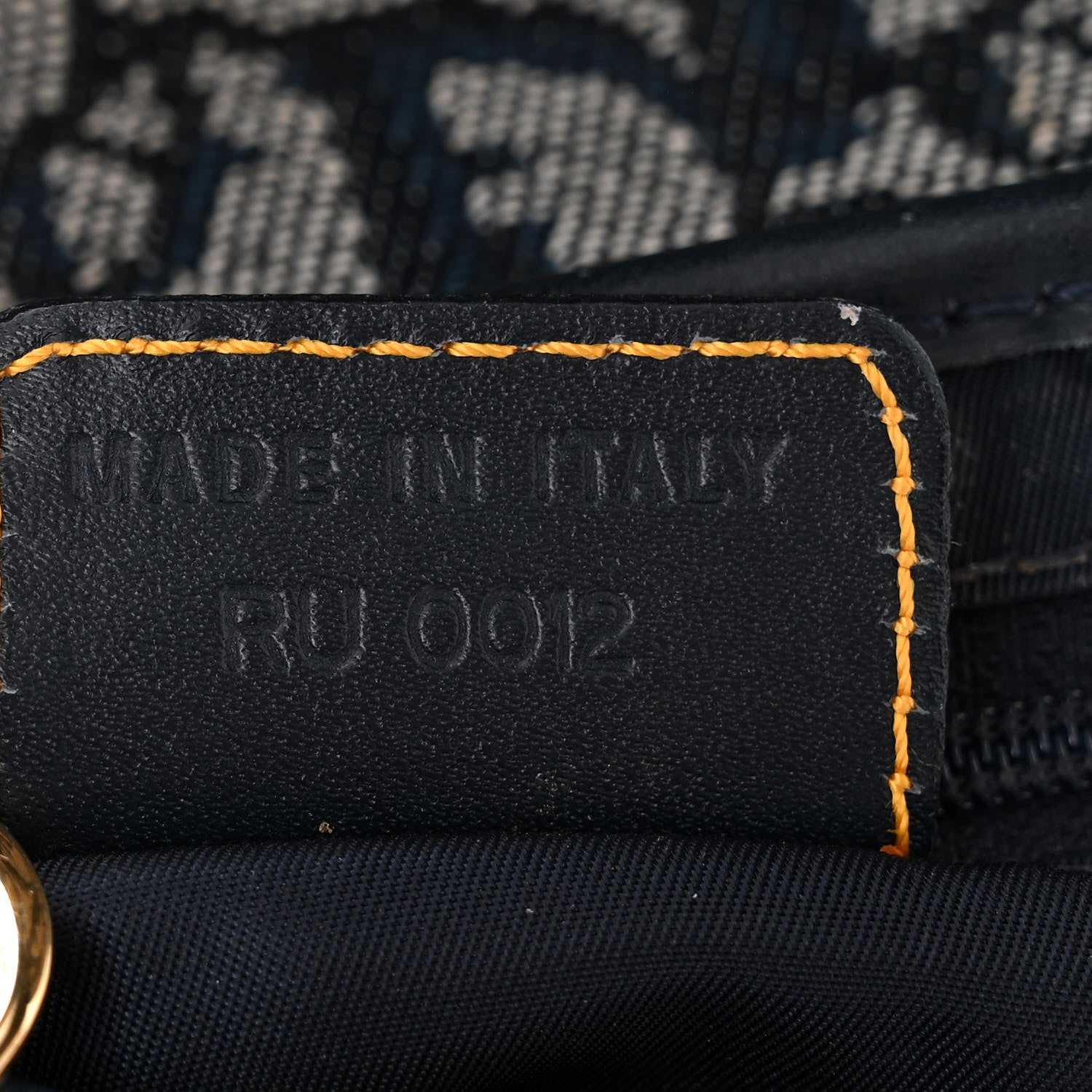 Christian Dior Monogram Saddle Bag Blue 7 of 10
