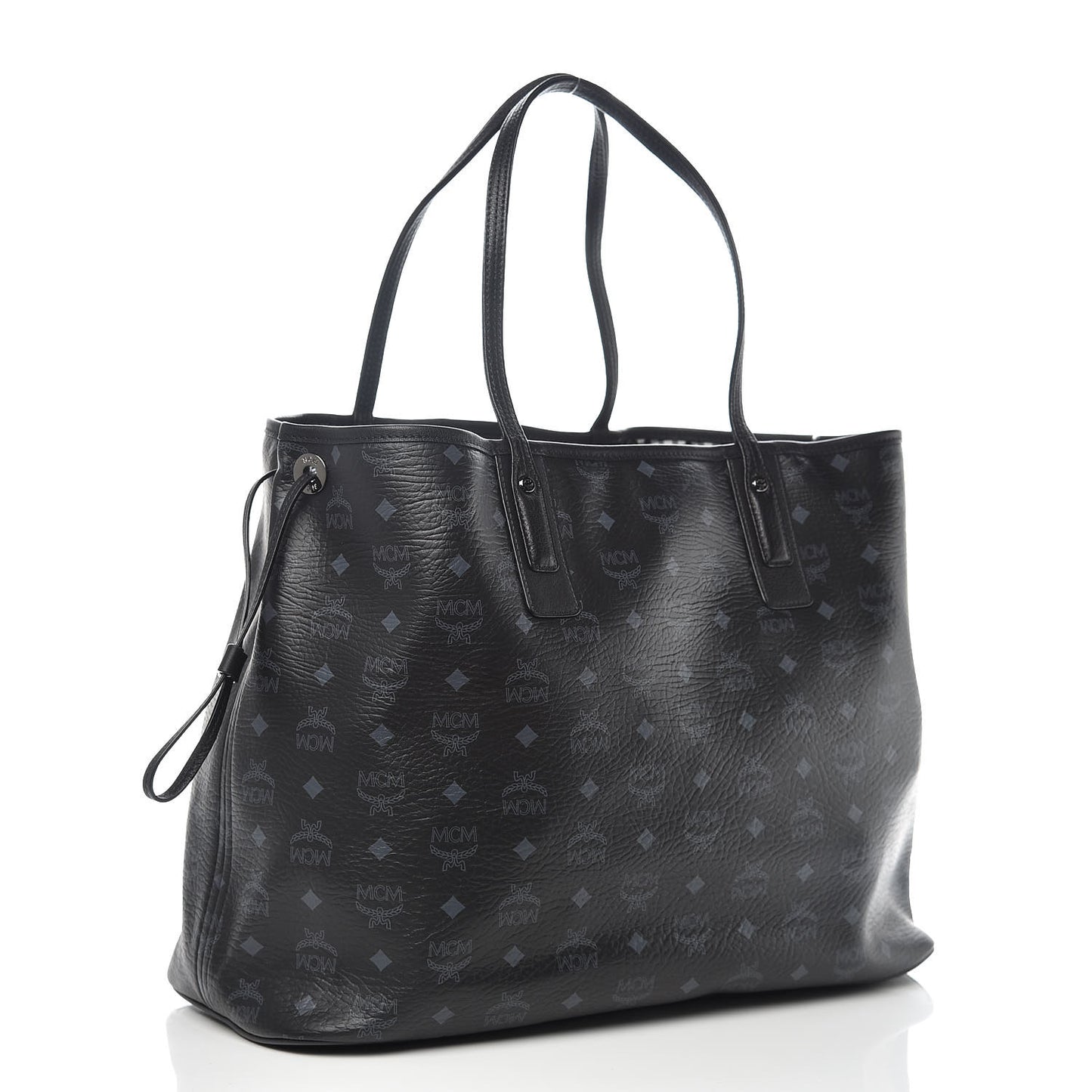 Visetos Large Liz Reversible Shopper Tote Black