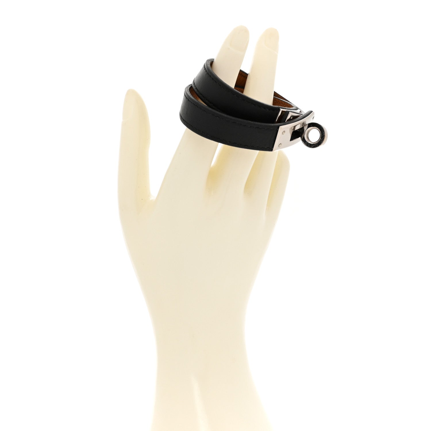 Hermes Swift Mini Kelly Double Tour Bracelet S Black 2 of 7