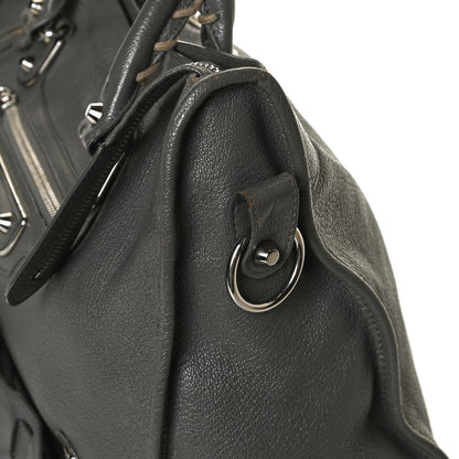 Balenciaga Chevre Silver Metallic Edge Hardware City Gris Acier 15 of 22