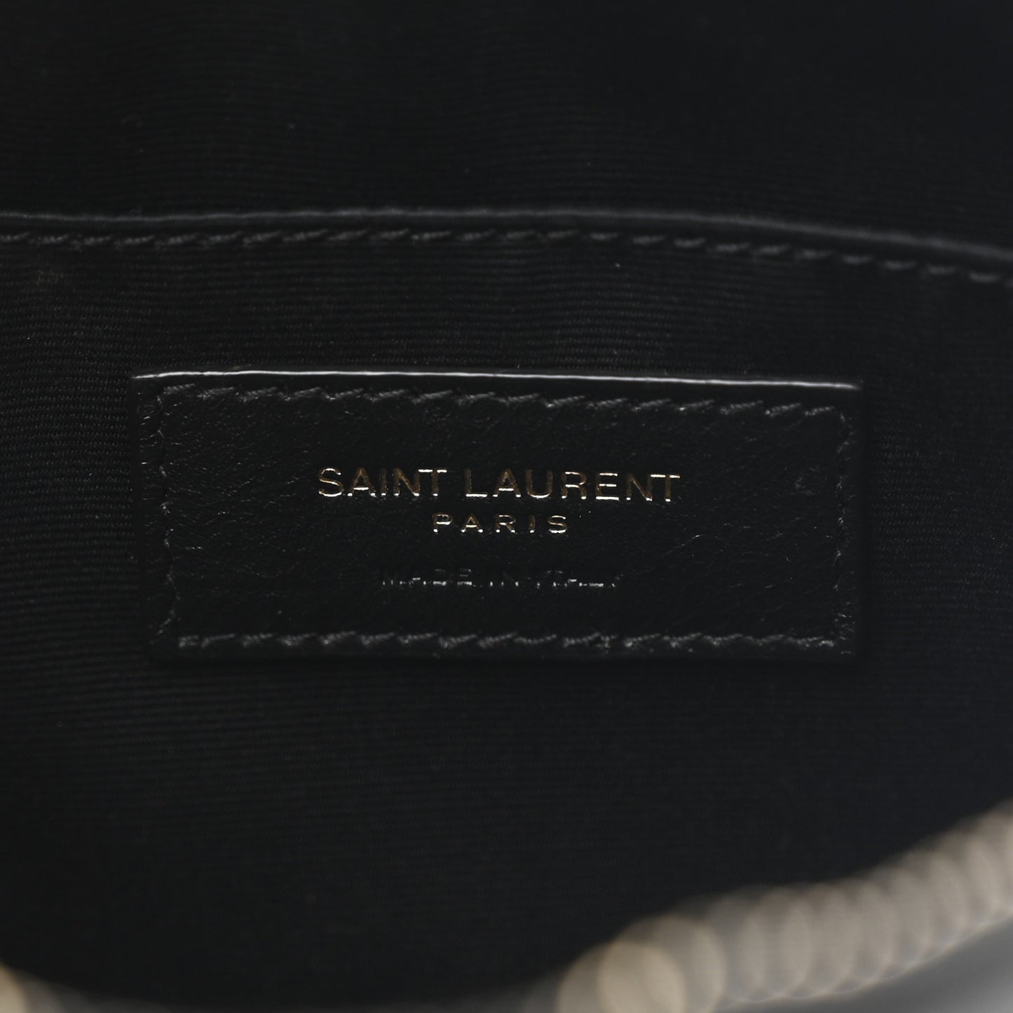 Calfskin Matelasse Monogram Lou Camera Bag Black