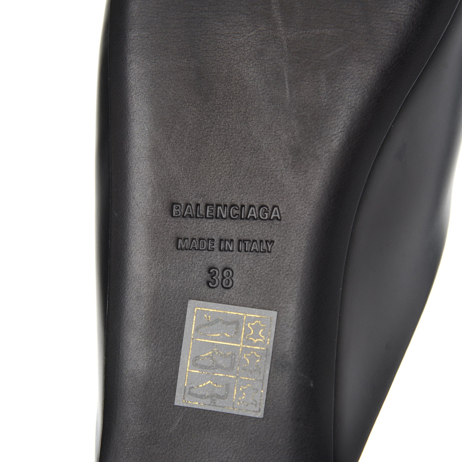 Balenciaga Soft Calfskin Double Square BB 5mm Mules 38 Black 7 of 18