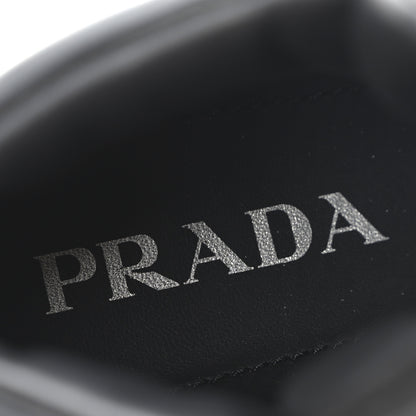 Prada Vitello Rodeo Studded Ankle Boots 37 Black 8 of 9