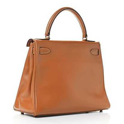 Hermes Chamonix Kelly Retourne 28 Natural 2 of 4