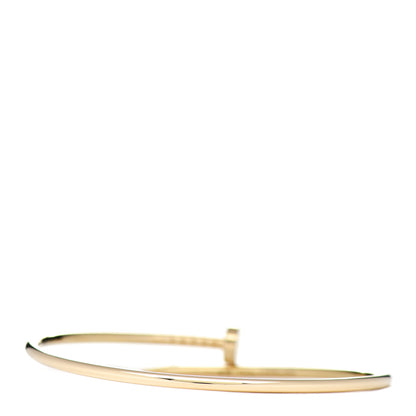 Cartier 18K Yellow Gold Small Juste Un Clou Bracelet 18 3 of 4