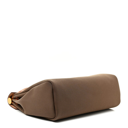 Hermes Vache Hunter Toile Herbag Zip 31 PM Etoupe Dune Fauve 4 of 11