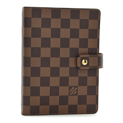 Louis Vuitton Damier Ebene Medium Ring Agenda Cover 1 of 6