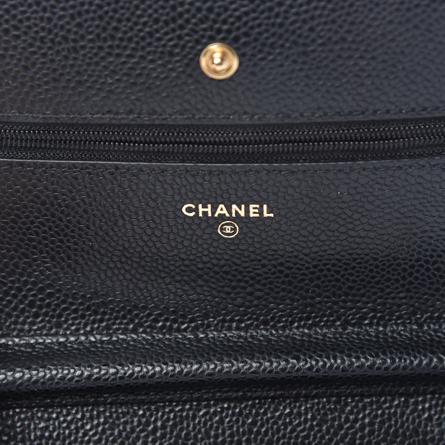 Chanel Caviar Quilted Wallet On Chain WOC Black 6 of 13
