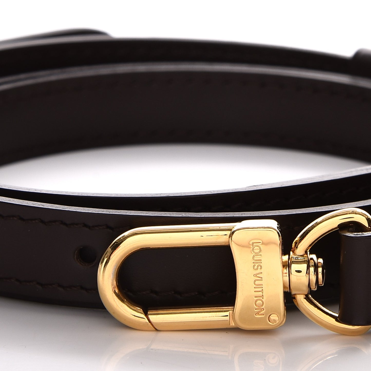 Calfskin 16mm Adjustable Shoulder Strap Brown
