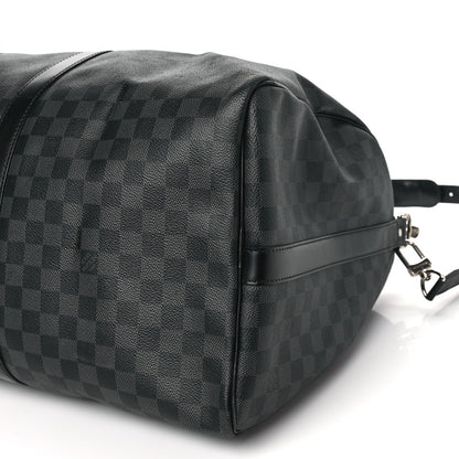 Louis Vuitton Damier Graphite Keepall Bandouliere 55 7 of 9