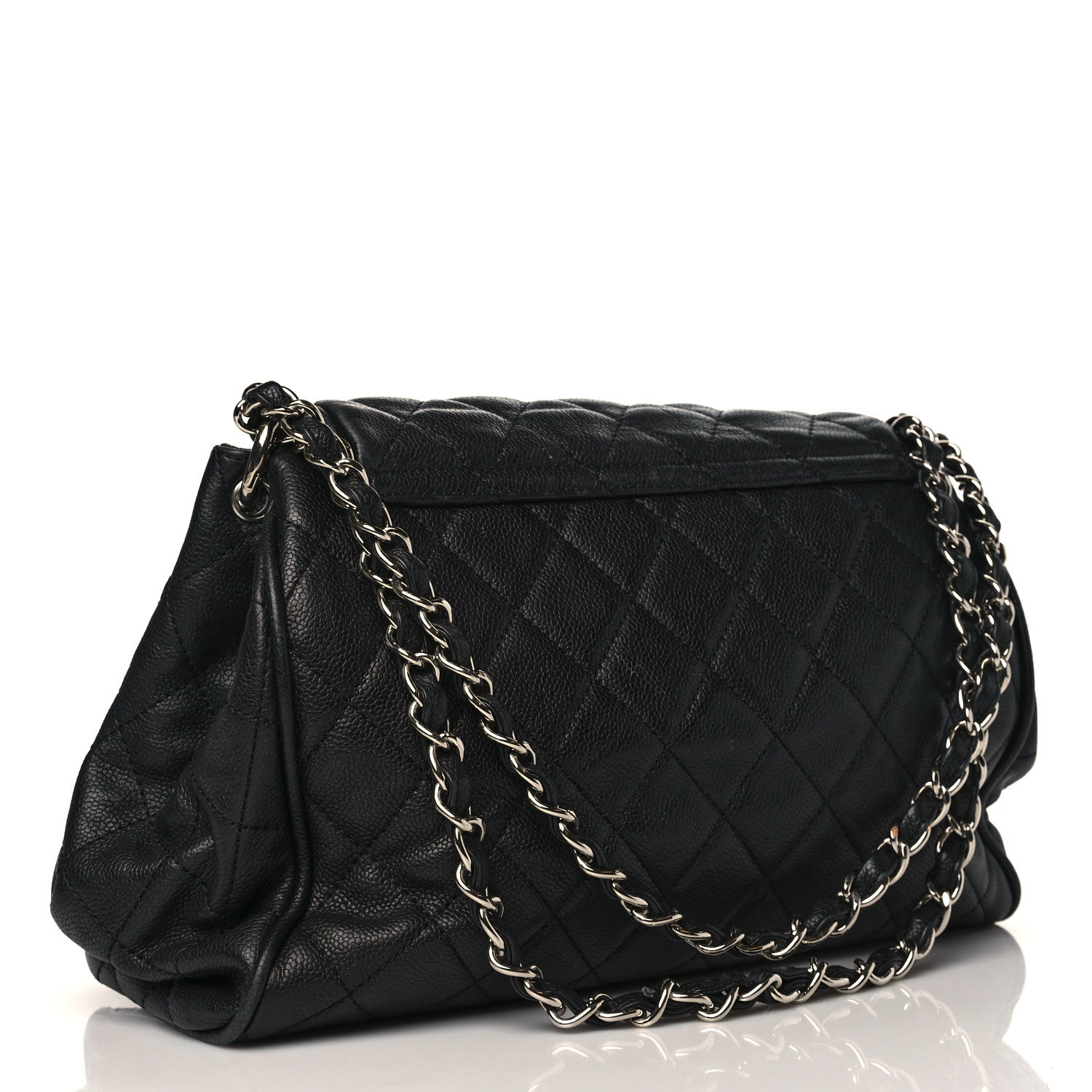 Chanel Caviar Quilted Timeless Accordion Flap Black 3 of 9