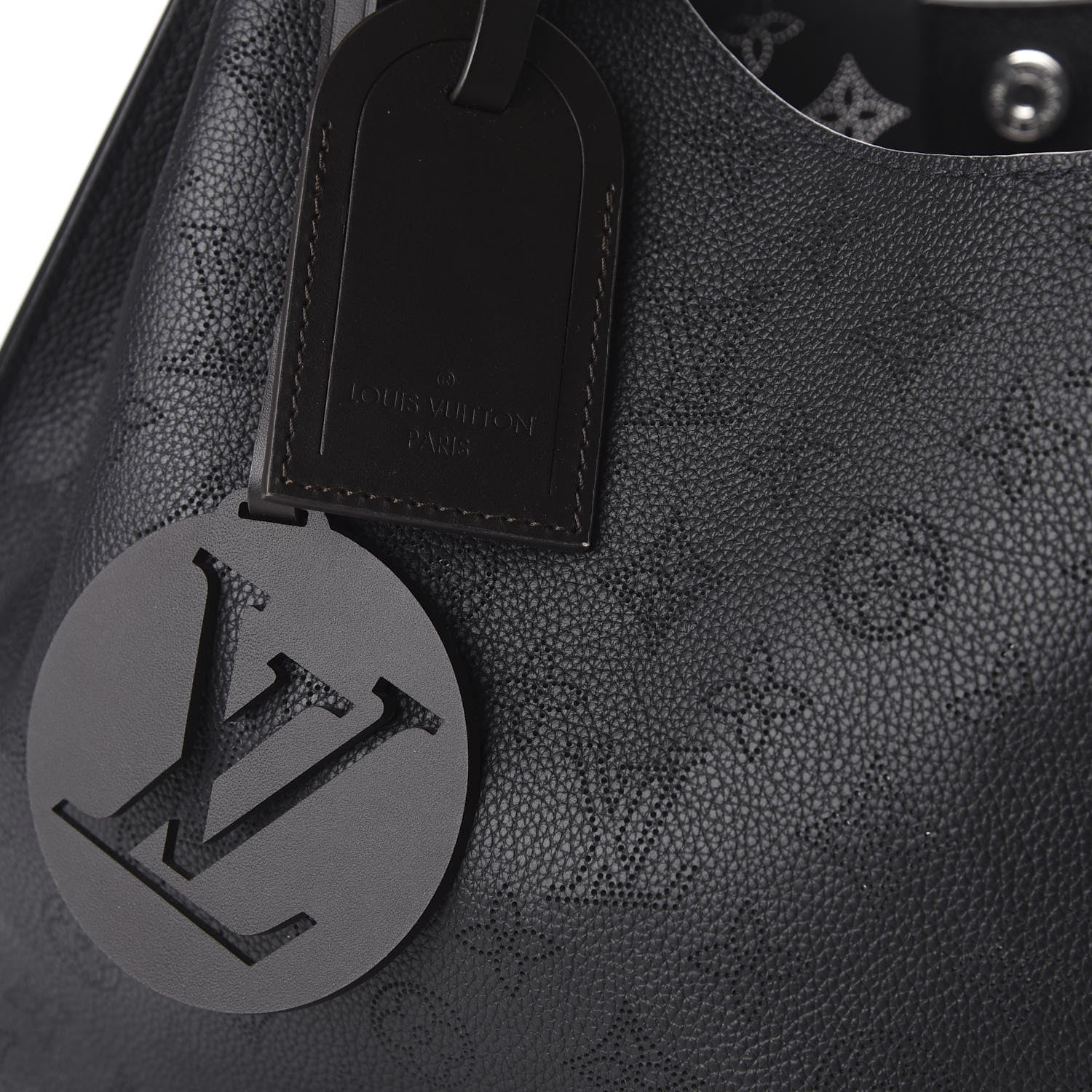 Louis Vuitton Mahina Carmel Hobo Black 9 of 10