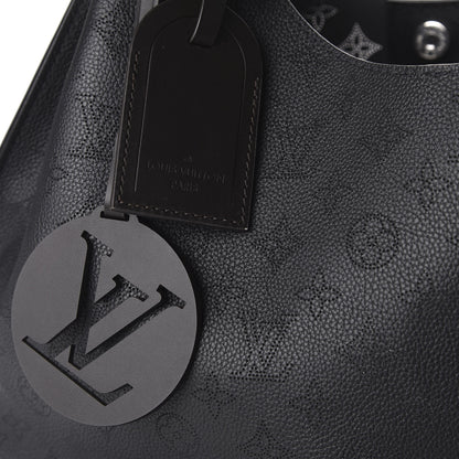 Louis Vuitton Mahina Carmel Hobo Black 9 of 10