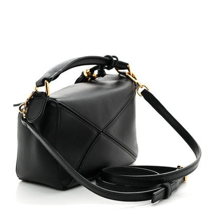 Loewe Nappa Lambskin Featherlight Mini Puzzle Bag Black 3 of 9