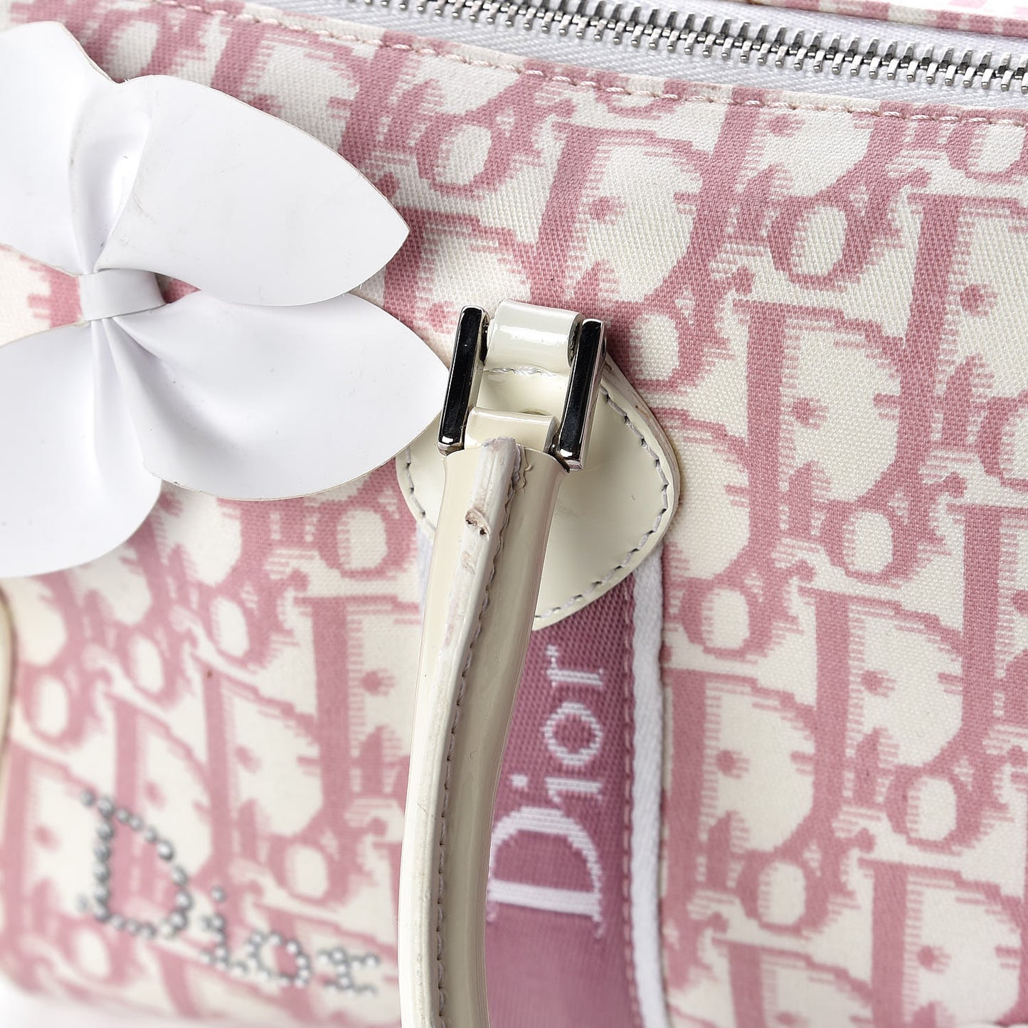 Monogram Girly Boston Pink