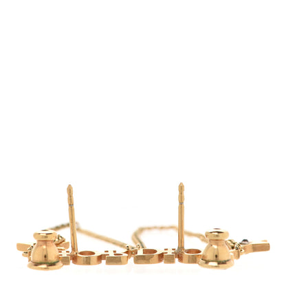 Christian Dior Metal Chain Star Dio(r)evolution Earrings Gold 3 of 3
