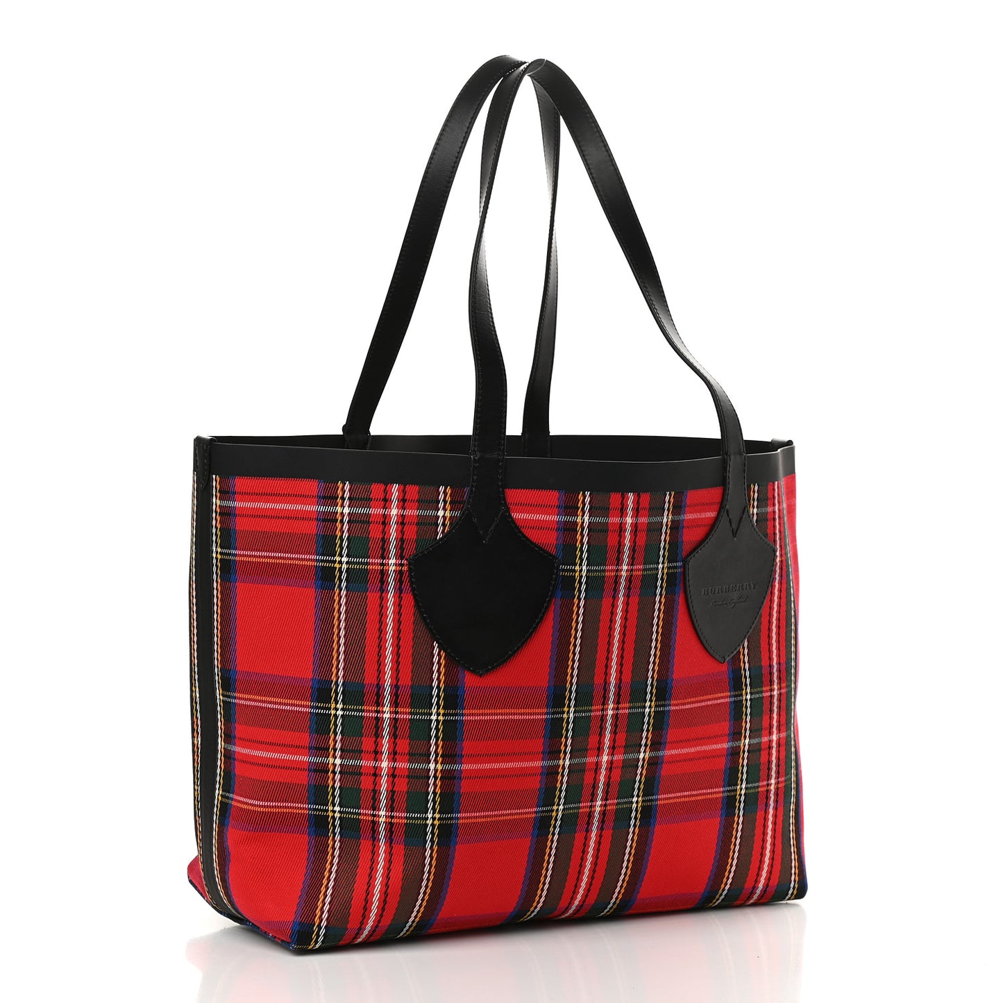 Vintage Check Medium The Giant Reversible Tote Antique Yellow Bright Red