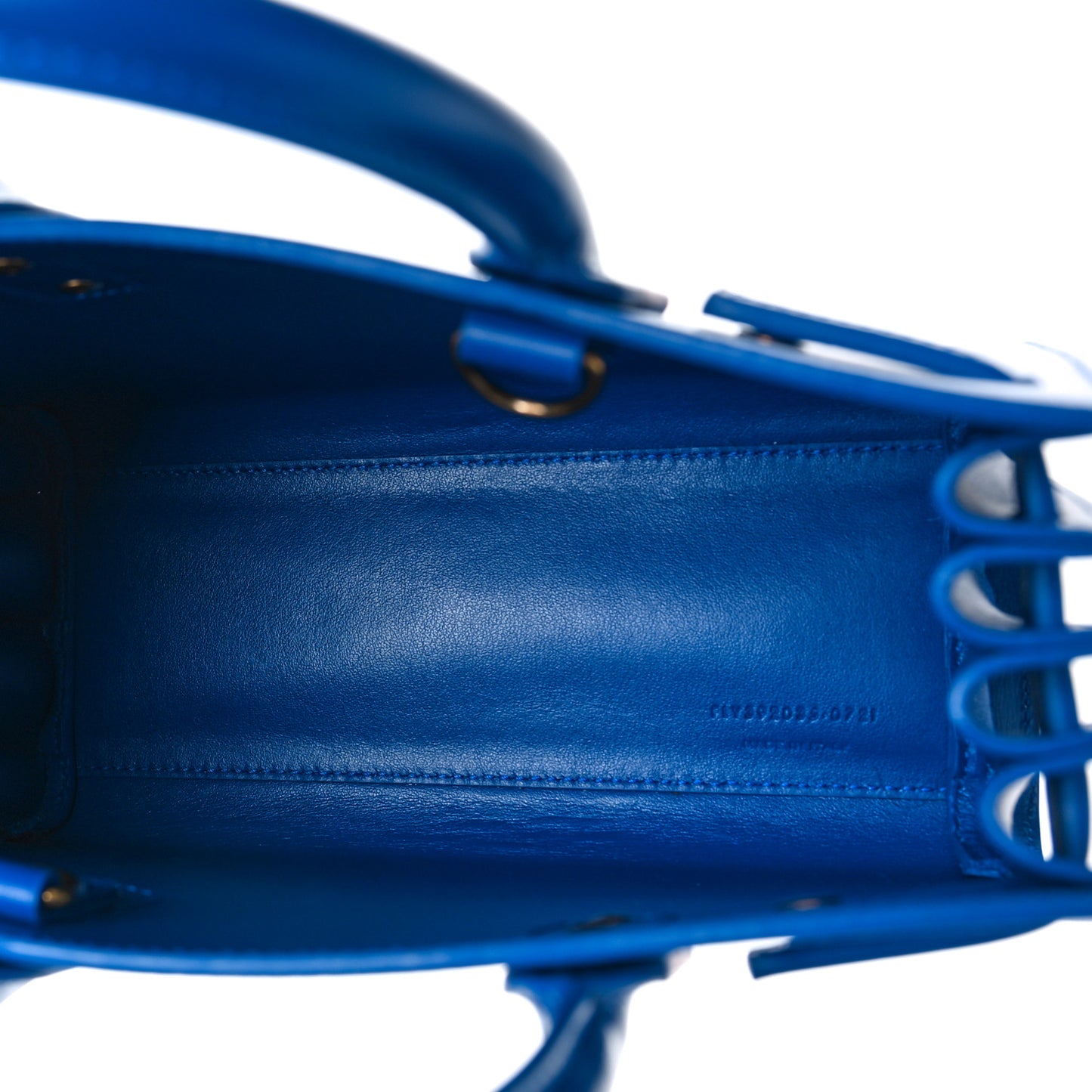 Calfskin Nano Sac De Jour Royal Blue